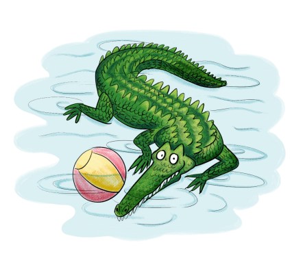 Un alligator dans ma piscine. María Serrano