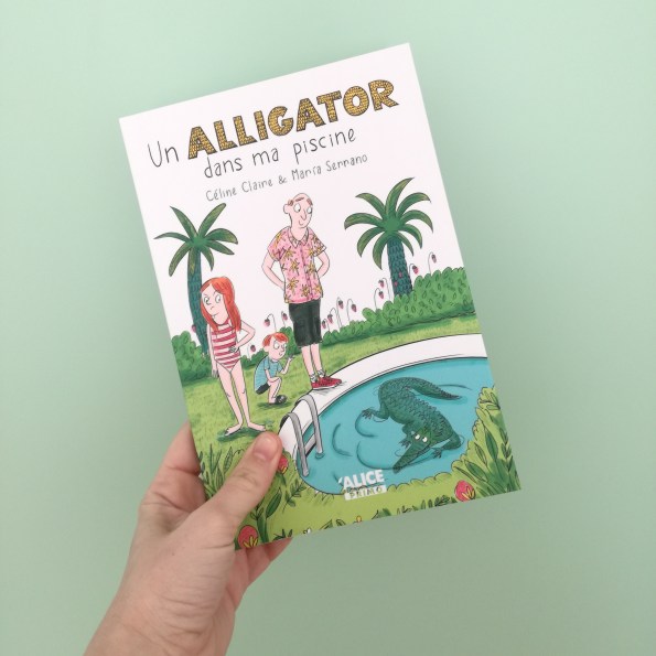 Un alligator dans ma piscine. María Serrano