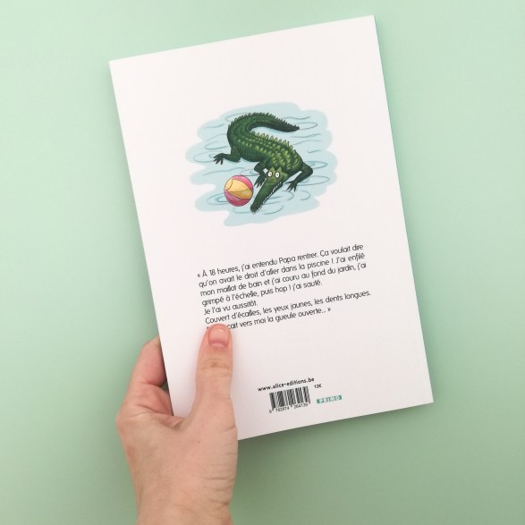 Un alligator dans ma piscine. María Serrano